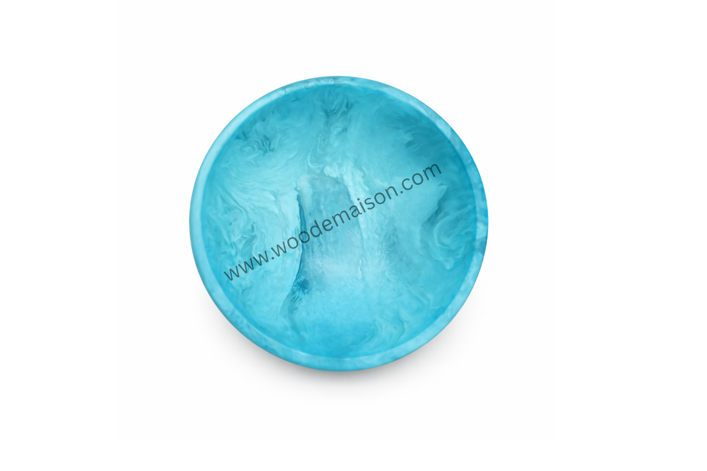 Aqua Flow Resin Bowl
