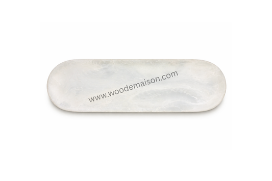 Cloudline Resin Serving Tray