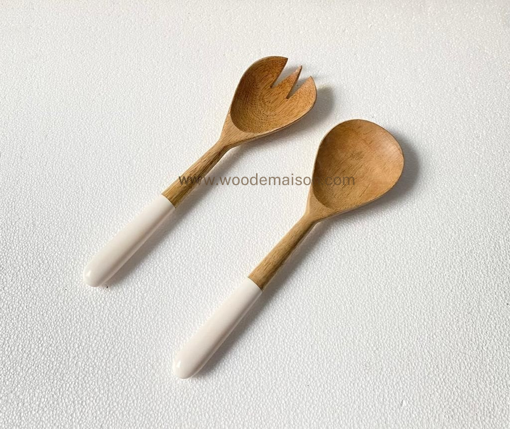 Ivory Curve Natural Serve Set