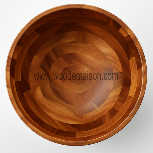 Amber Grove Wooden Bowl
