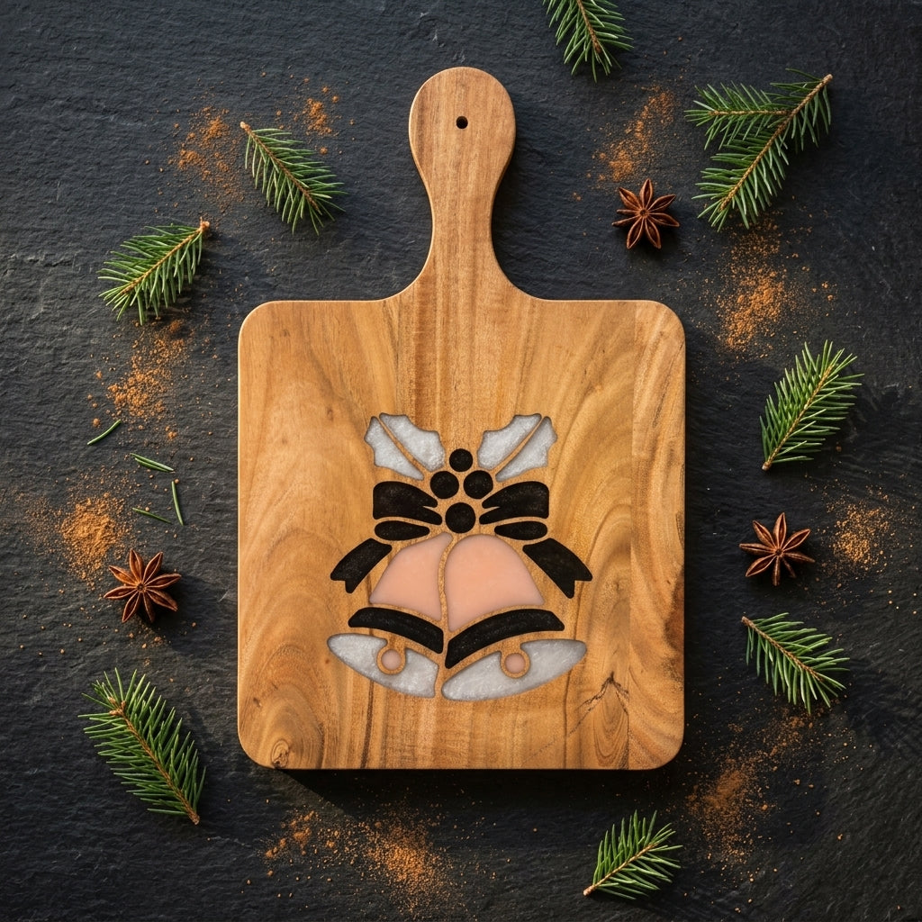 Ebony Festive Bell Board - Christmas Edition