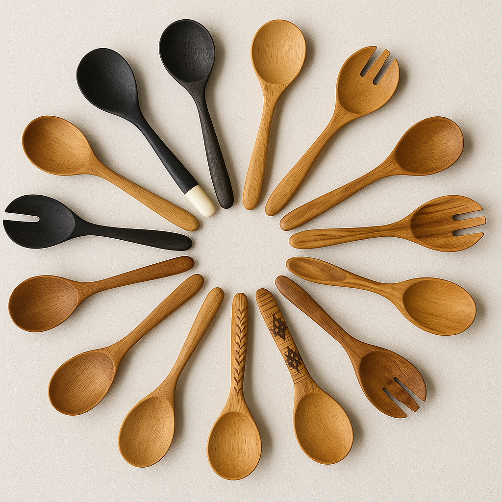 Wooden Spoon Fork Set