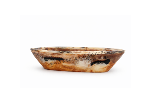 Amber Drift Resin Boat | RS-1004