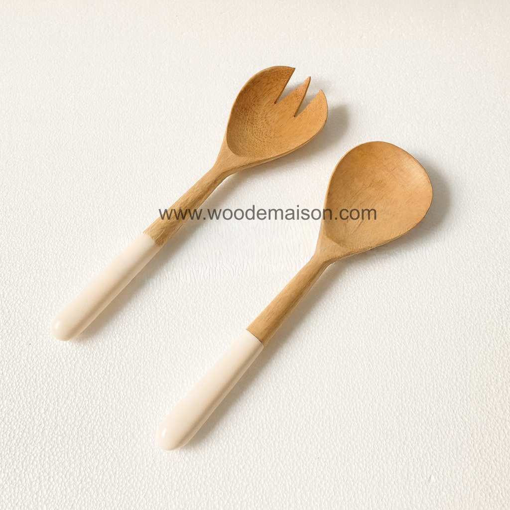 Ivory Curve Natural Serve Set | WD-SF1001