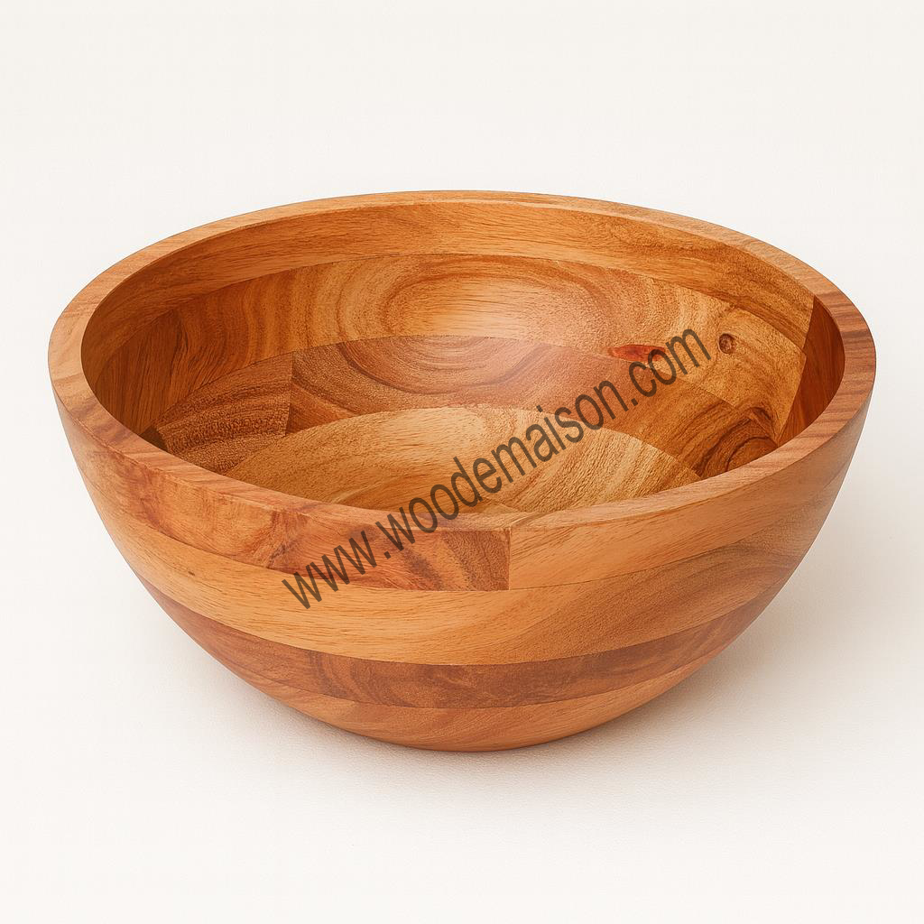 Serene Grain Wooden Bowl | WDB-1001