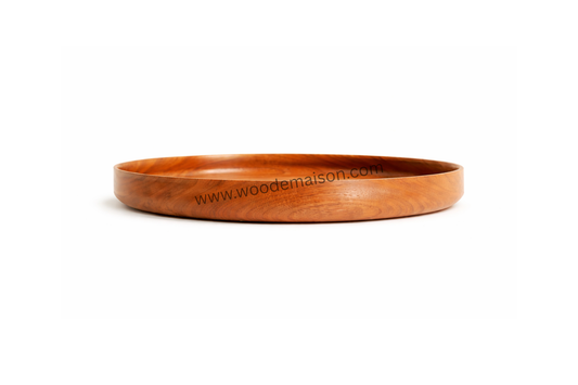 Heritage Round Wooden Serving Tray | WT-1004