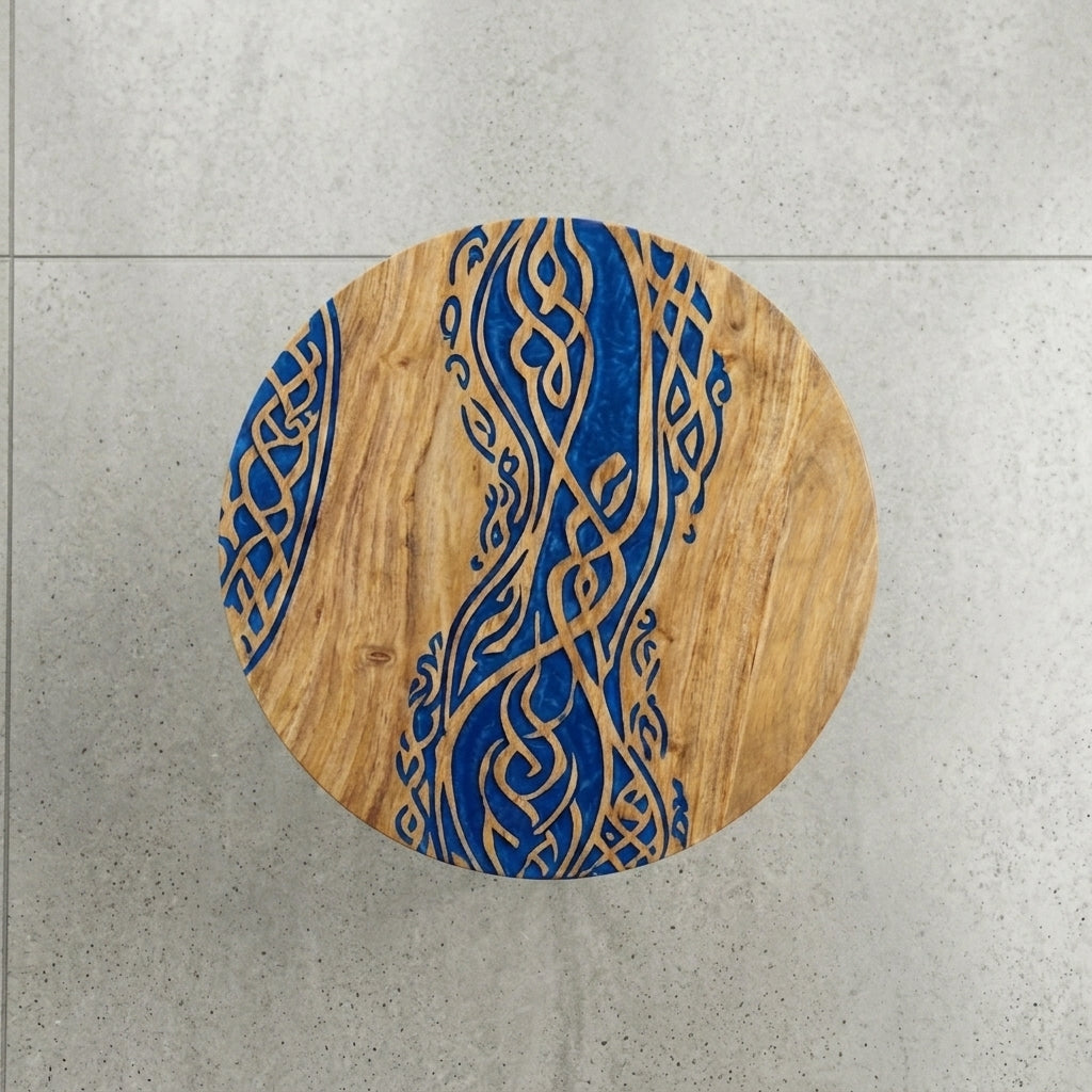 Aurelia Flow – Azure Celtic Coffee Table