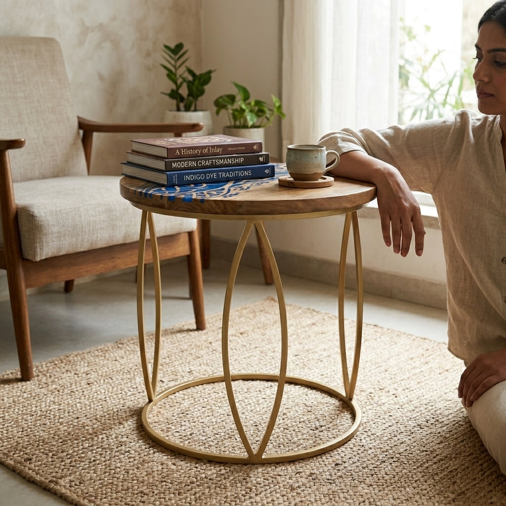 Aurelia Flow – Azure Celtic Coffee Table