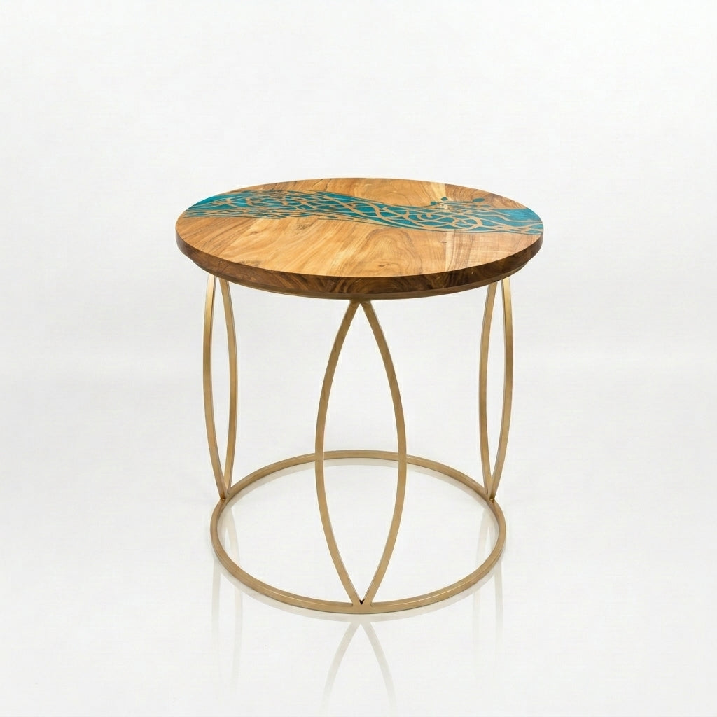Aurelia Flow – Emerald Celtic Coffee Table