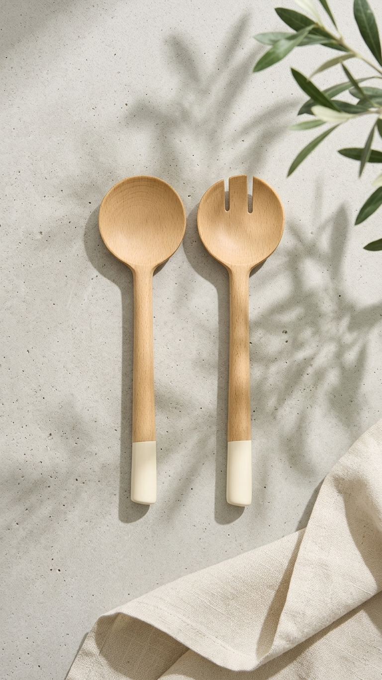 Ivory Tip Classic Salad Set