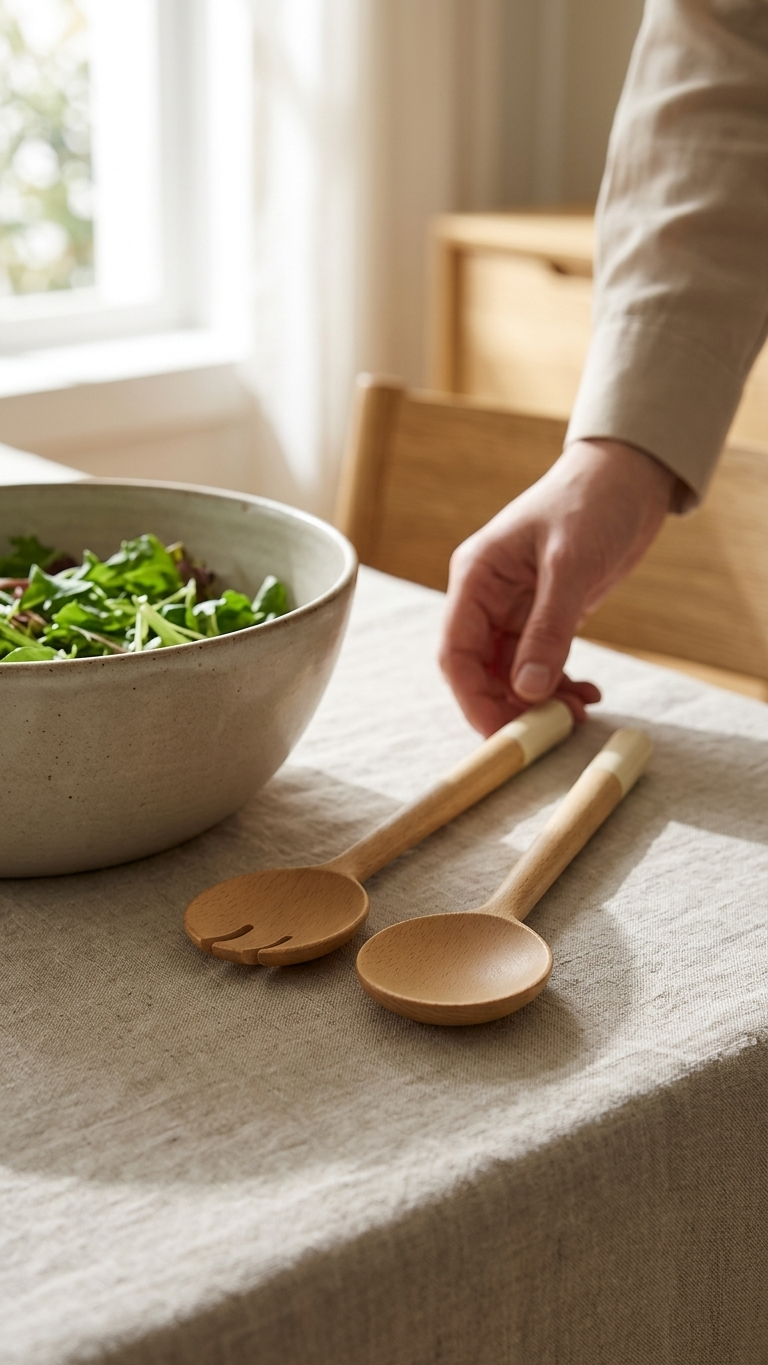 Ivory Tip Classic Salad Set