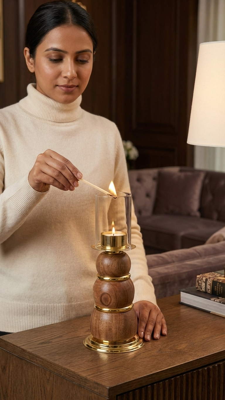 Aurelia Stack Candle Holder