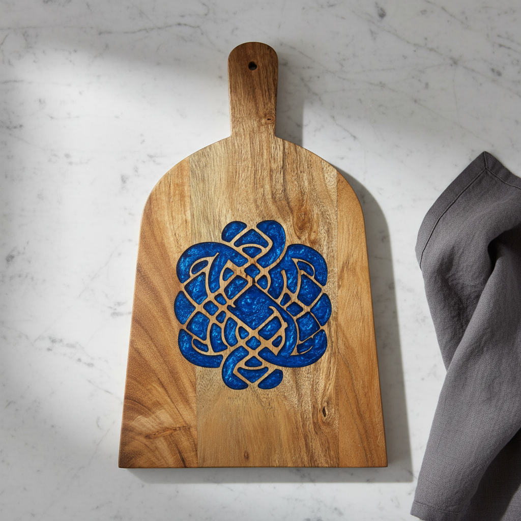 Azure Celtic Knot Board - Christmas Edition